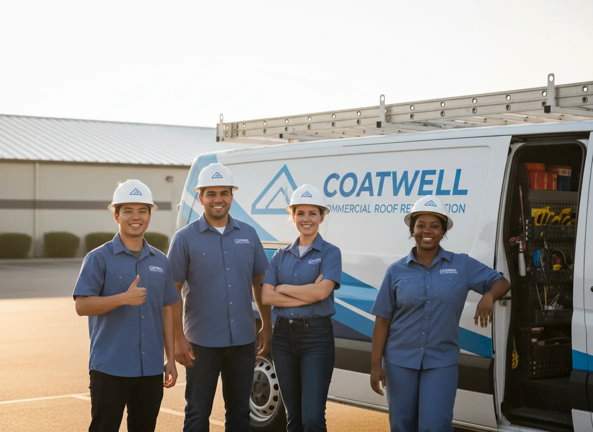 Commercial roof coating company in Huntington Mills, PA